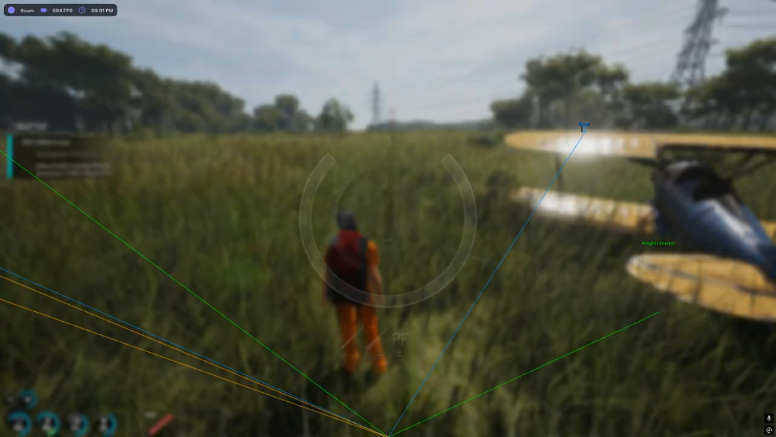 Full stack Scum Cheats compared with minimal ESP-only tools